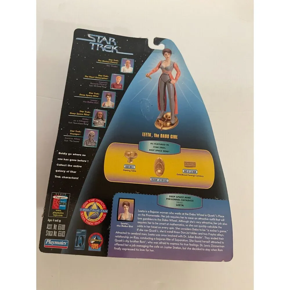 Star Trek Action Figure: Leeta, the Dabo Girl (Warp Factor Series 2, 1997, MIB)